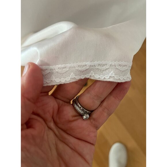 Vintage Nancy King Full Slip In White Size 36 - Picture 6 of 9